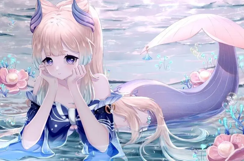 Hình nền anime nữ cá tính cho màn hình máy tính