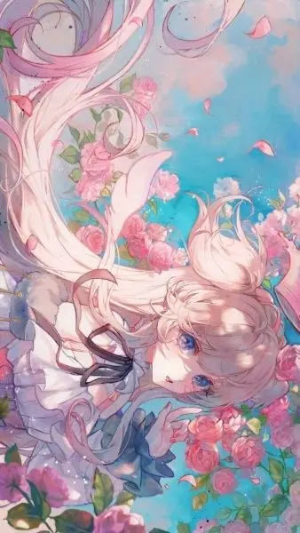 Hình nền điện thoại anime nữ phong cách ngầu