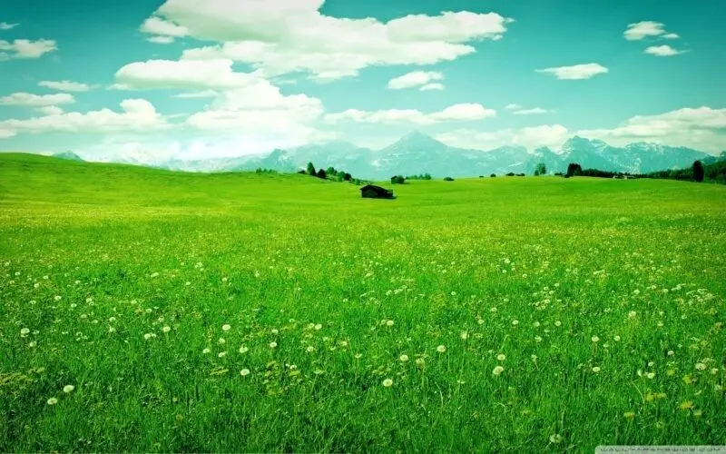 Hình nền thiên nhiên sông núi cho máy tính thêm thư giãn