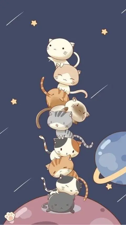 Hình nền cute đáng yêu với nhân vật hoạt hình