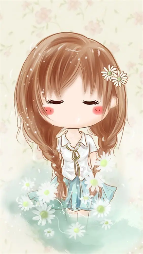 Hình nền cute nhân vật hoạt hình dễ thương cho mùa hè