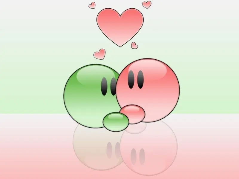Hình nền tình yêu dễ thương có chữ "Love" với màu sắc pastel
