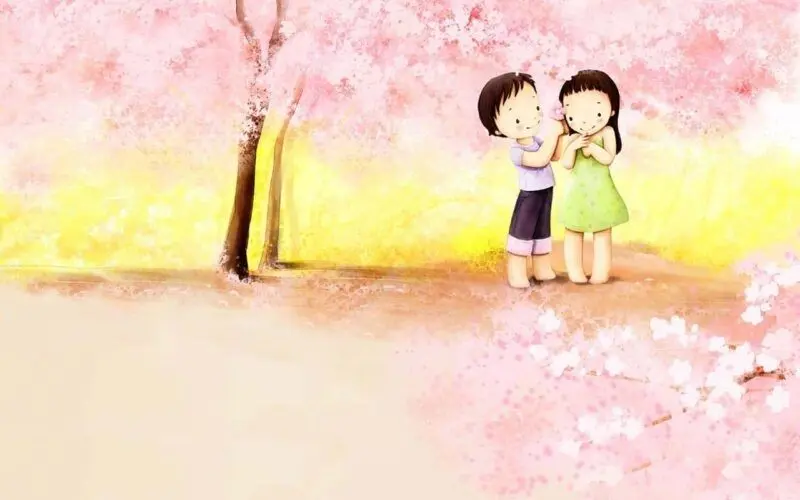 Hình nền cặp đôi dễ thương cùng nhau chơi đùa Hình nền cặp đôi dễ thương cùng nhau chơi đùa