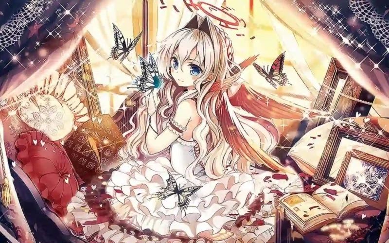 Anime dễ thương phong cảnh mùa thu Anime dễ thương phong cảnh mùa thu