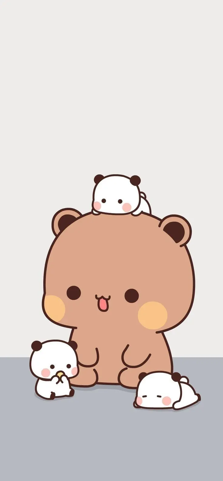 Hình nền gấu cute cho điện thoại thêm phần đáng yêu