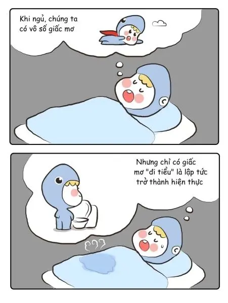 Meme đi ngủ chế hoạt hình ngộ nghĩnh và vui nhộn