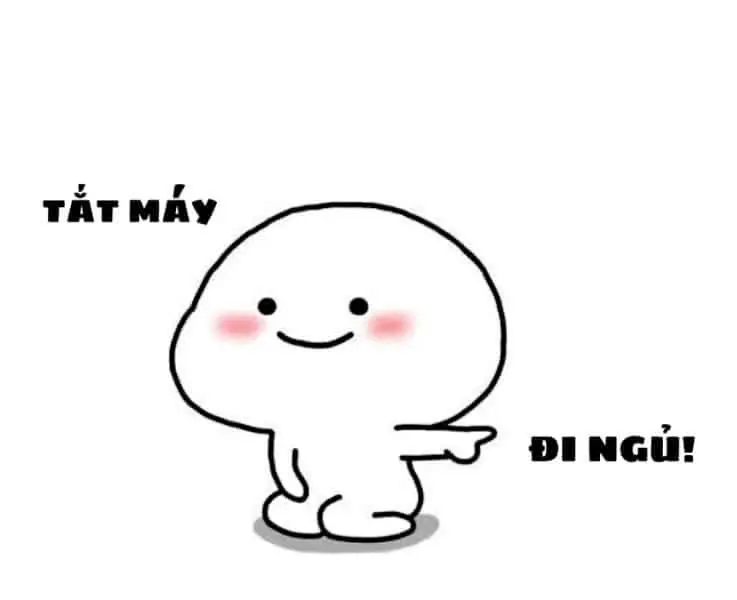 Meme đi ngủ chế hoạt hình lan tỏa niềm vui