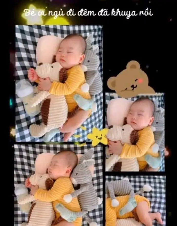 Meme em bé đi ngủ cute và dễ thương