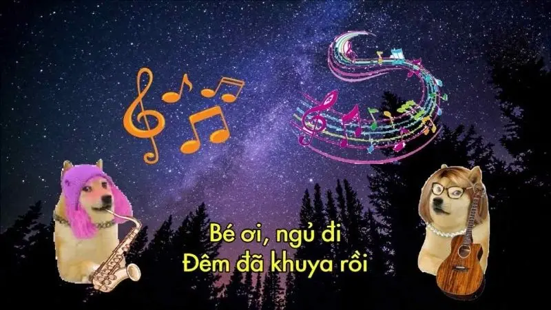 Meme chó đi ngủ hài hước và độc đáo