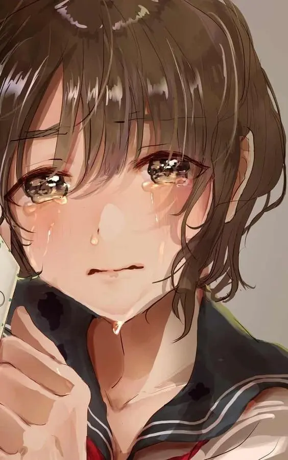 Hình ảnh anime khóc lặng lẽ, truyền tải nỗi buồn. Hình ảnh anime khóc lặng lẽ, truyền tải nỗi buồn.