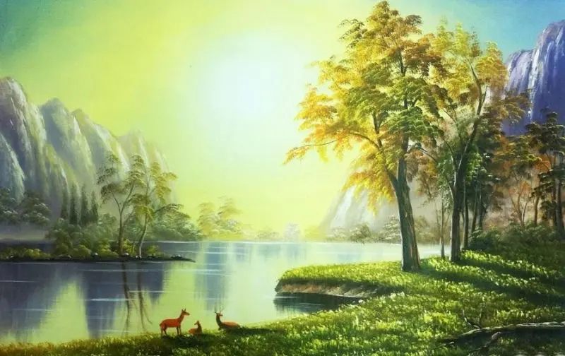 Phong cảnh hồ nước và rừng cây xanh tươi, lý tưởng để thư giãn. Phong cảnh hồ nước và rừng cây xanh tươi, lý tưởng để thư giãn.