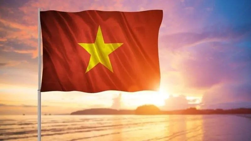 Hình nền lá cờ Việt Nam cho máy tính, chất lượng cao