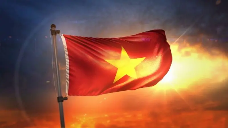 Cờ đỏ sao vàng, biểu tượng tự hào dân tộc, làm hình nền