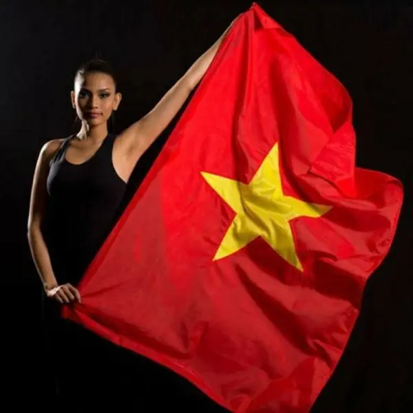 Hình nền cờ đỏ sao vàng nổi bật cho màn hình điện thoại