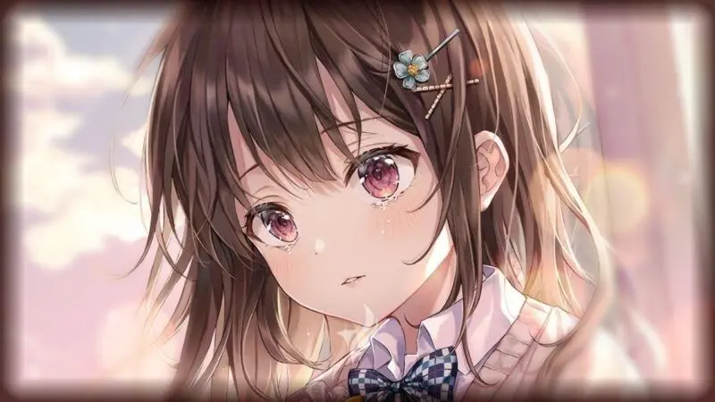 Hình nền anime buồn đen trắng Hình nền anime buồn đen trắng