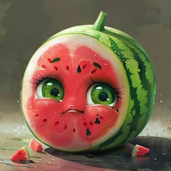 Làm mới hình ảnh với avatar dưa hấu cute cực hot Làm mới hình ảnh với avatar dưa hấu cute cực hot