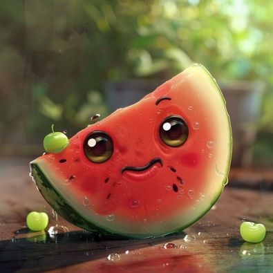 Phong cách đáng yêu với avatar dưa hấu cute dễ thương Phong cách đáng yêu với avatar dưa hấu cute dễ thương