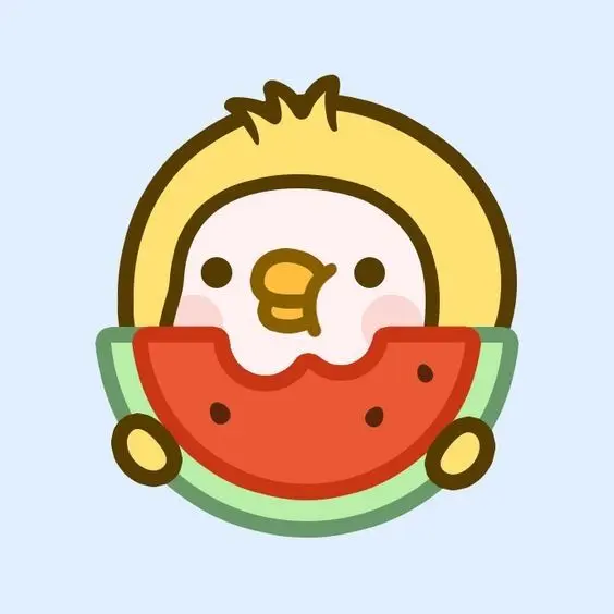 Phong cách trẻ trung cùng avatar dưa hấu cute Phong cách trẻ trung cùng avatar dưa hấu cute