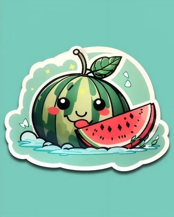 Tỏa sáng cùng avatar dưa hấu cute trên Instagram Tỏa sáng cùng avatar dưa hấu cute trên Instagram
