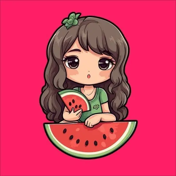 Đáng yêu hết nấc với avatar dưa hấu cute hot nhất Đáng yêu hết nấc với avatar dưa hấu cute hot nhất