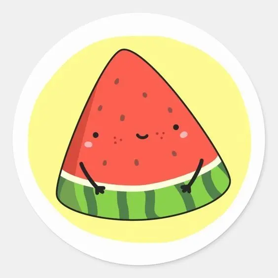 Phong cách trẻ trung cùng avatar dưa hấu cute đáng yêu Phong cách trẻ trung cùng avatar dưa hấu cute đáng yêu