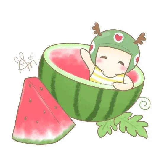 Tăng tương tác mạng xã hội với avatar dưa hấu cute dễ thương Tăng tương tác mạng xã hội với avatar dưa hấu cute dễ thương