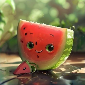 Làm mới phong cách với avatar dưa hấu cute đáng yêu Làm mới phong cách với avatar dưa hấu cute đáng yêu