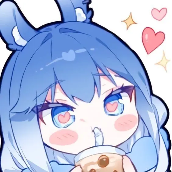 Hình ảnh avatar xanh dương, dễ thương và tươi sáng. Hình ảnh avatar xanh dương, dễ thương và tươi sáng.