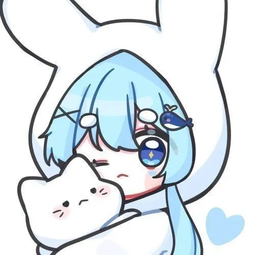 Hình ảnh avatar xanh dương cute, phong cách hiện đại. Hình ảnh avatar xanh dương cute, phong cách hiện đại.