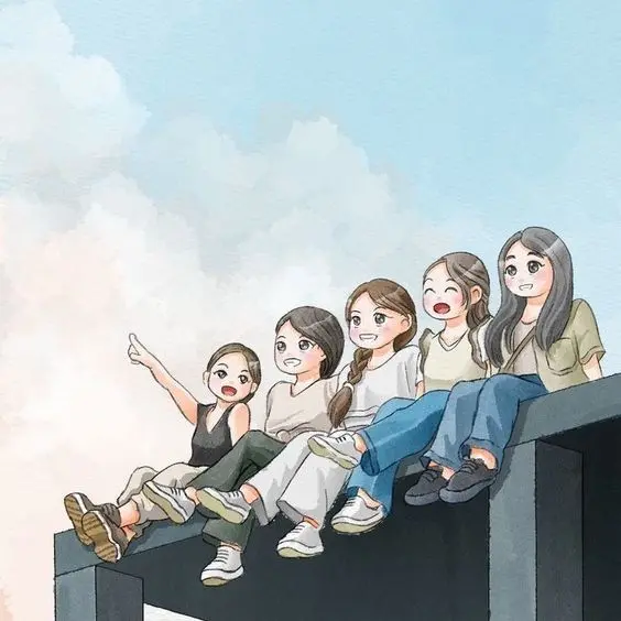 Tỏa sáng cùng avatar nhóm 5 người nổi bật và cá tính