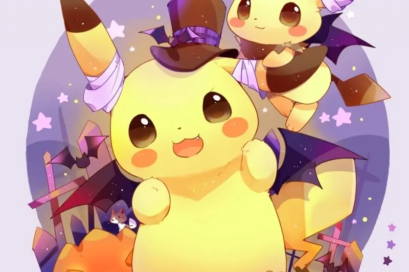 Chibi ảnh Pokemon cute với Pikachu dễ thương Chibi ảnh Pokemon cute với Pikachu dễ thương