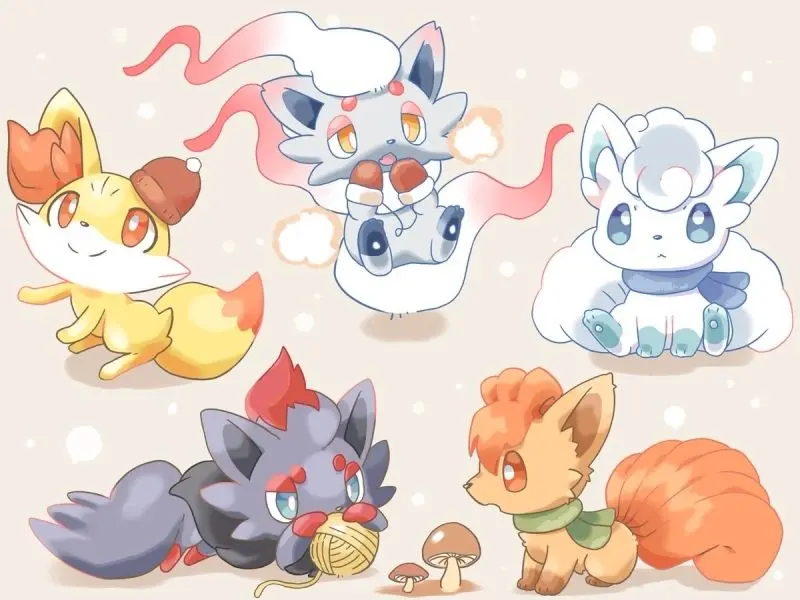 Chibi ảnh Pokemon cute với đôi mắt to tròn Chibi ảnh Pokemon cute với đôi mắt to tròn
