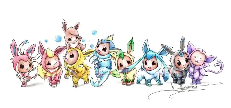 Chibi ảnh Pokemon cute với đôi tai dựng đứng Chibi ảnh Pokemon cute với đôi tai dựng đứng