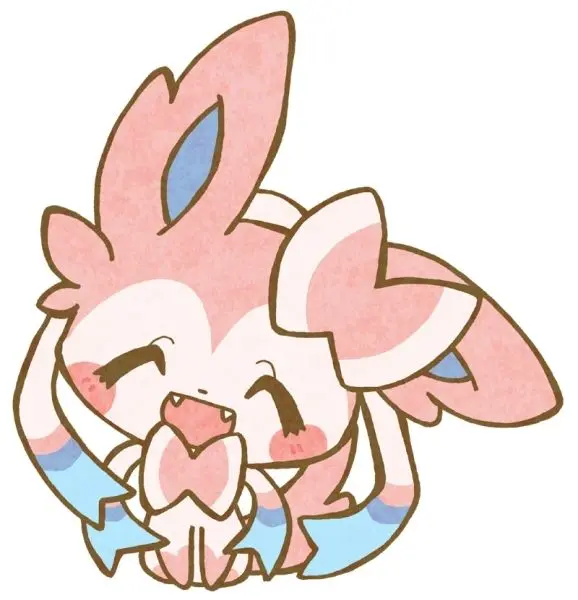 Chibi ảnh Pokemon cute ngồi bên cây cỏ Chibi ảnh Pokemon cute ngồi bên cây cỏ