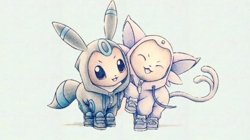 Chibi ảnh Pokemon cute với đôi tai dài ngộ nghĩnh Chibi ảnh Pokemon cute với đôi tai dài ngộ nghĩnh