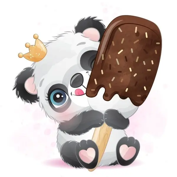 Hình nền gấu trúc chibi, mang đến cảm giác trong sáng và dễ thương Hình nền gấu trúc chibi, mang đến cảm giác trong sáng và dễ thương