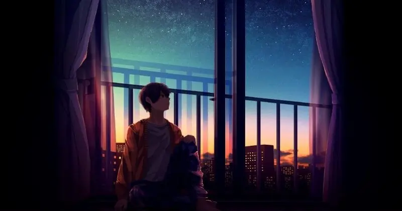 Avatar với gam màu tối, tạo sự huyền bí và sâu lắng.