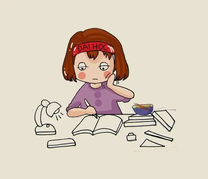 Tỏa sáng trên Instagram cùng avatar học tập dễ thương