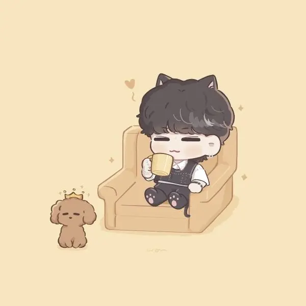 Ảnh chibi buồn dưới ánh trăng Ảnh chibi buồn dưới ánh trăng