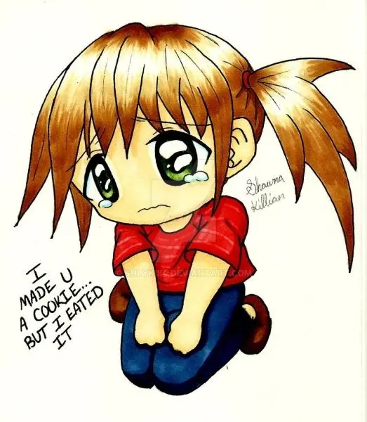Ảnh chibi buồn trong tâm trạng cô đơn Ảnh chibi buồn trong tâm trạng cô đơn