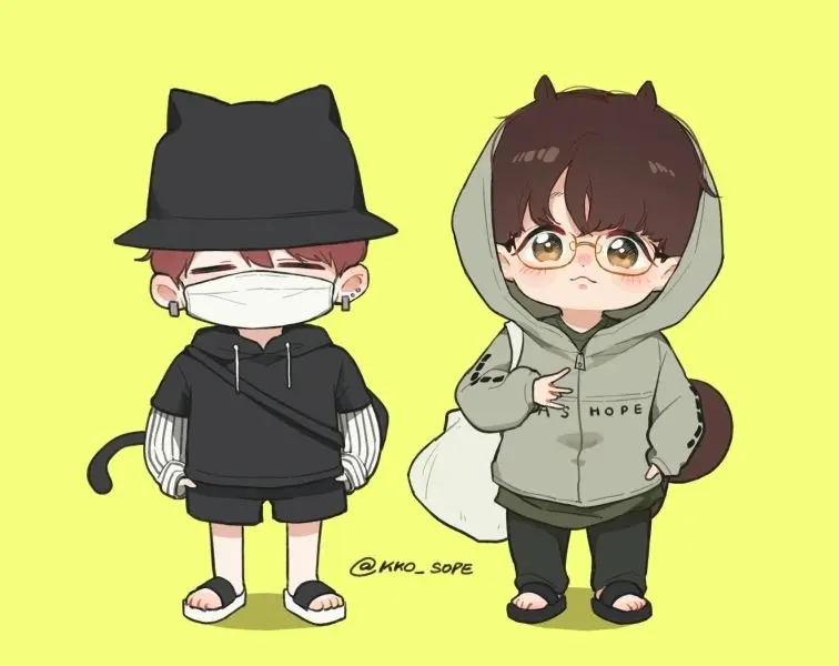 Ảnh chibi hài hước và đôi mắt láo liên Ảnh chibi hài hước và đôi mắt láo liên