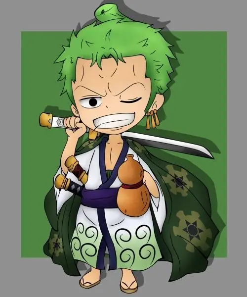 Ảnh Zoro chibi ngầu nhất dưới trời sao