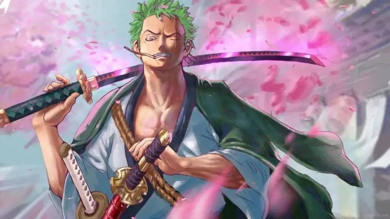 Ảnh Zoro chibi ngầu nhất và vết sẹo trên ngực