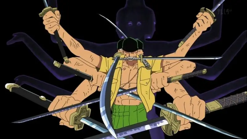 Ảnh Zoro chibi ngầu nhất và chiếc áo choàng đen