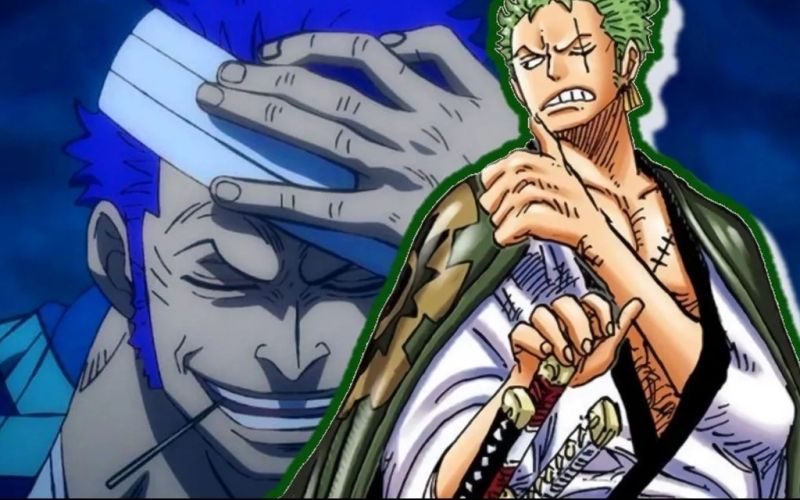 Ảnh Zoro chibi ngầu nhất đang cười mỉm