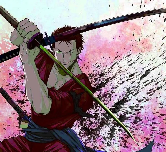 Ảnh Zoro chibi ngầu nhất với nụ cười bí hiểm