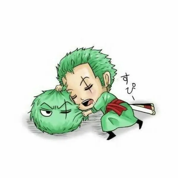 Ảnh Zoro chibi ngầu nhất trong bộ đồ truyền thống