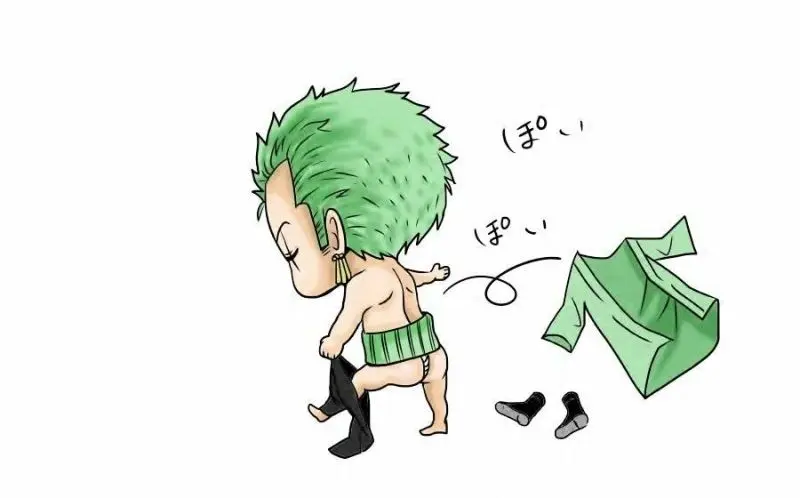 Ảnh Zoro chibi ngầu nhất với ánh mắt sắc lạnh