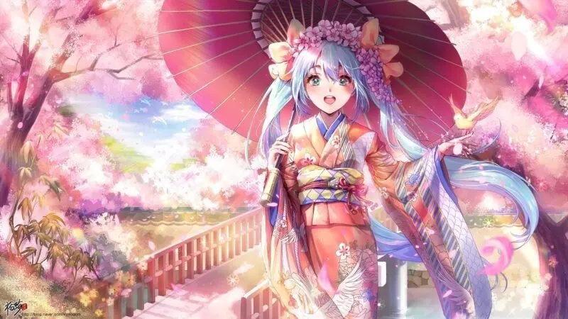 Hình nền 8K anime với màu sắc tươi sáng Hình nền 8K anime với màu sắc tươi sáng