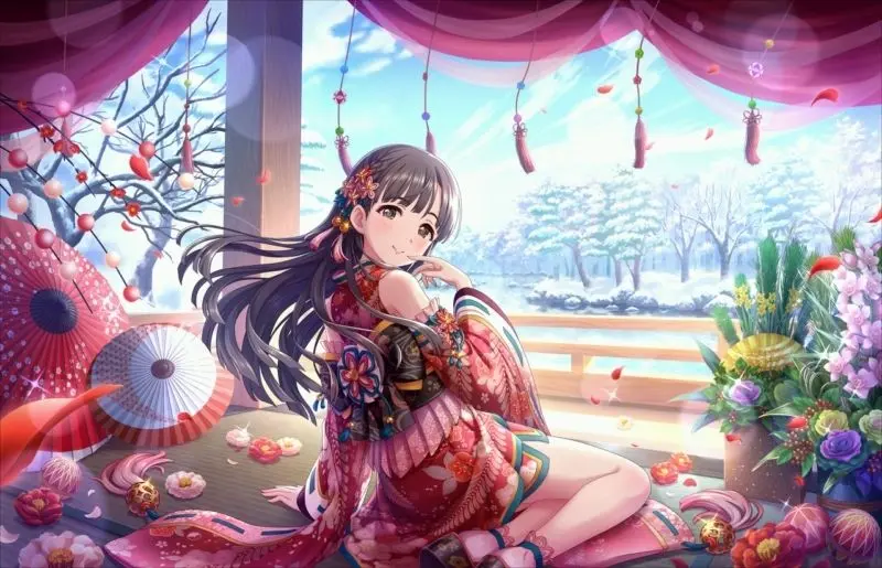 Hình nền 8K anime nữ với tạo hình đáng yêu Hình nền 8K anime nữ với tạo hình đáng yêu